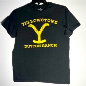 Yellowstone TV Show Dutton Ranch Mens T-
Shirt Color Black Size Medium